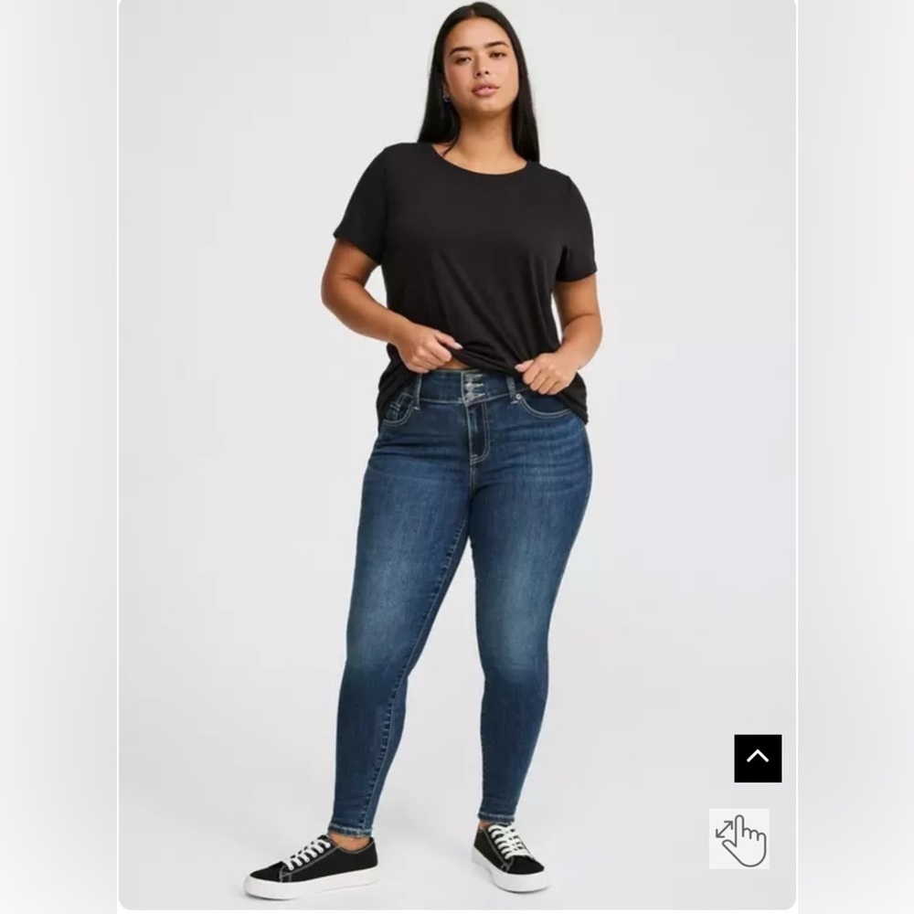 Torrid Super Soft High Rise skinny jeggings jeans size 16R